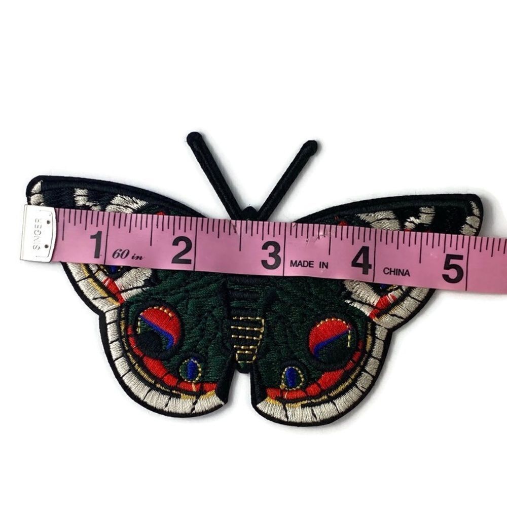 Moth Embroidered Patch - Picture 3 of 4